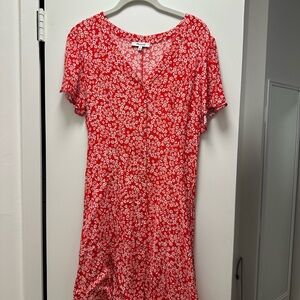 Madewell Ref Buttonup Floral Dress